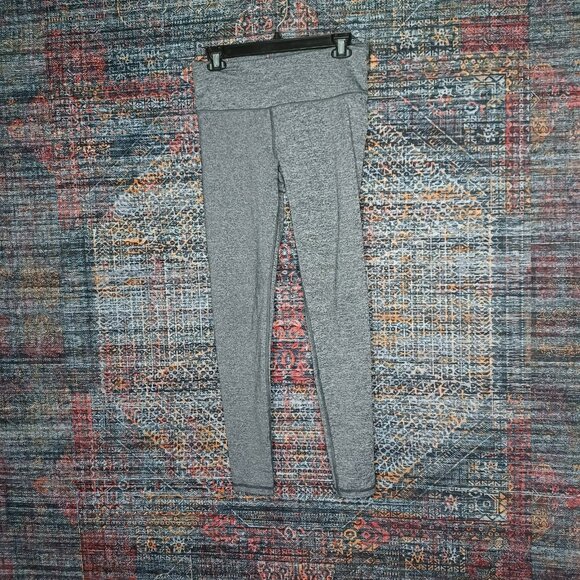 VSX womens heathered gray compression leggings S EUC - Picture 1 of 8